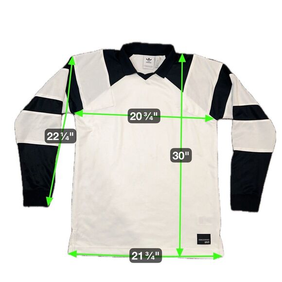 Adidas Equipment Long Sleeve Sweatshirt M White CE2223 A2B001 - Picture 2 of 10